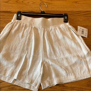 Falls Creek Cream High Waist Shorts